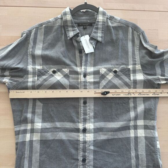 Banana Republic Shirt Mens Medium Flannel Slim Fit Plaid 100% Cotton - Picture 8 of 9